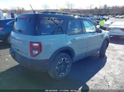 Lot #2995294062 2022 FORD BRONCO SPORT OUTER BANKS