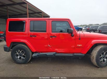 Lot #3048046848 2015 JEEP WRANGLER UNLIMITED SAHARA