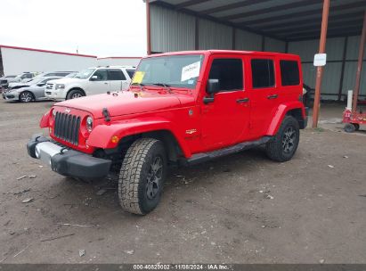 Lot #3048046848 2015 JEEP WRANGLER UNLIMITED SAHARA