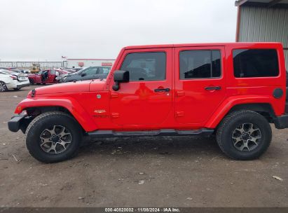 Lot #3048046848 2015 JEEP WRANGLER UNLIMITED SAHARA