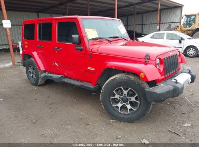 Lot #3048046848 2015 JEEP WRANGLER UNLIMITED SAHARA