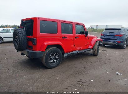 Lot #3048046848 2015 JEEP WRANGLER UNLIMITED SAHARA