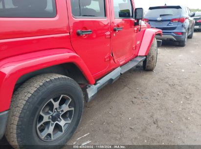 Lot #3048046848 2015 JEEP WRANGLER UNLIMITED SAHARA