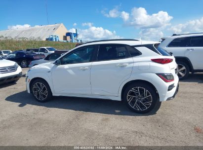 Lot #2995279764 2022 HYUNDAI KONA N LINE