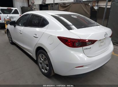 Lot #3053066748 2016 MAZDA MAZDA3 I SPORT