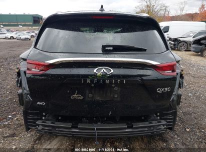 Lot #3052075300 2023 INFINITI QX50 LUXE AWD