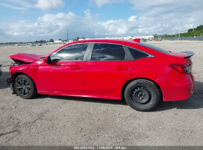 Lot #3035072293 2022 HONDA CIVIC LX