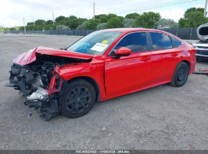 Lot #3035072293 2022 HONDA CIVIC LX