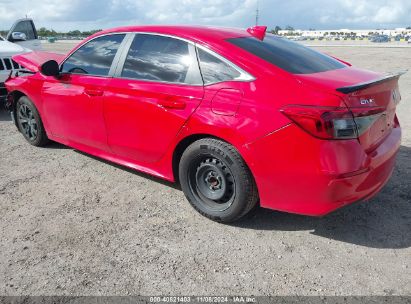 Lot #3035072293 2022 HONDA CIVIC LX