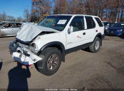 Lot #3035072285 2004 ISUZU RODEO S/S 3.2L V6