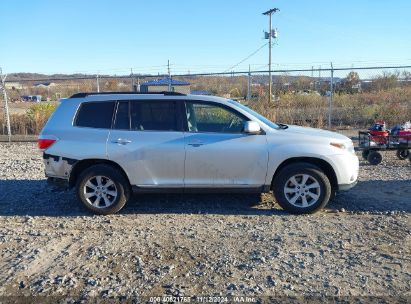 Lot #2995294022 2013 TOYOTA HIGHLANDER SE V6