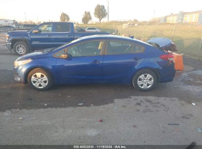 Lot #3045360514 2017 KIA FORTE LX