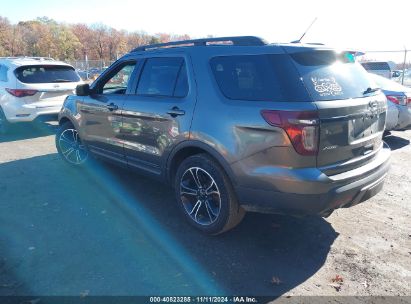 Lot #3052075641 2015 FORD EXPLORER SPORT