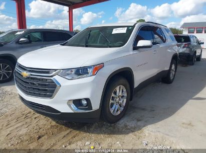 Lot #2992835068 2020 CHEVROLET TRAVERSE FWD LT CLOTH