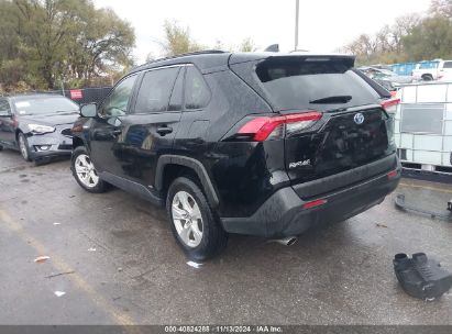 Lot #3056472342 2019 TOYOTA RAV4 HYBRID XLE