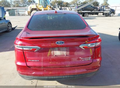 Lot #3053063360 2019 FORD FUSION HYBRID TITANIUM