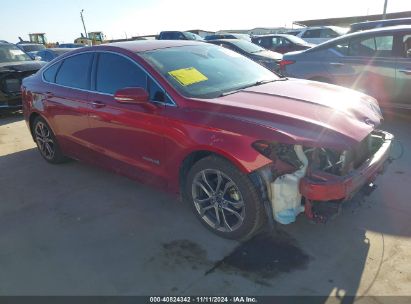 Lot #3053063360 2019 FORD FUSION HYBRID TITANIUM