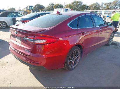 Lot #3053063360 2019 FORD FUSION HYBRID TITANIUM