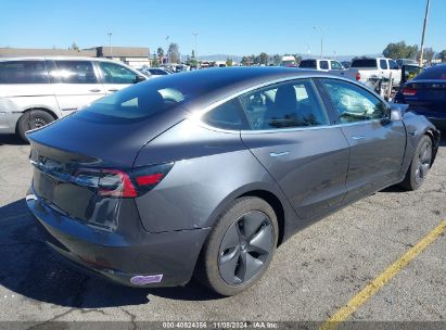 Lot #3045360793 2018 TESLA MODEL 3 LONG RANGE/MID RANGE