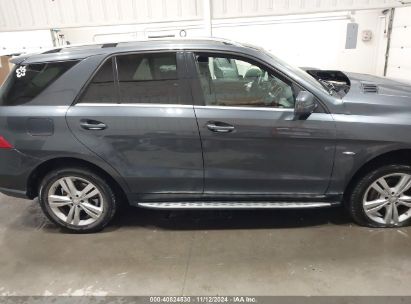 Lot #3037522944 2012 MERCEDES-BENZ ML 350 4MATIC