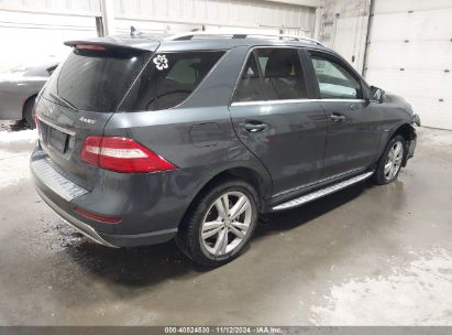 Lot #3037522944 2012 MERCEDES-BENZ ML 350 4MATIC