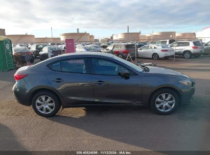 Lot #3056063577 2016 MAZDA MAZDA3 I SPORT