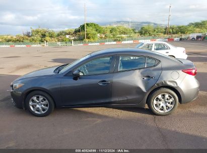 Lot #3056063577 2016 MAZDA MAZDA3 I SPORT