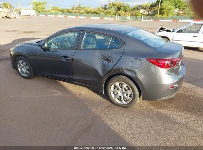 Lot #3056063577 2016 MAZDA MAZDA3 I SPORT