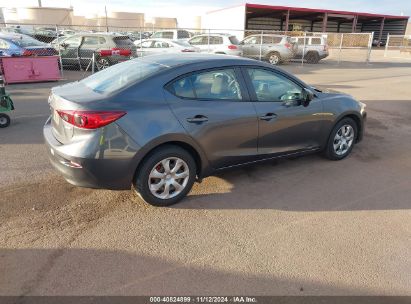 Lot #3056063577 2016 MAZDA MAZDA3 I SPORT