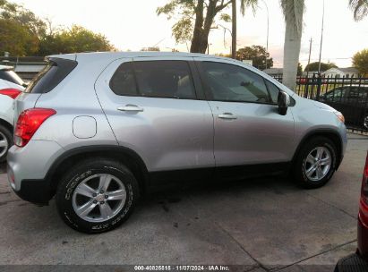 Lot #2997780953 2020 CHEVROLET TRAX FWD LS