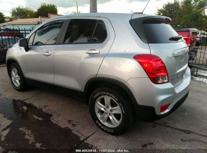 Lot #2997780953 2020 CHEVROLET TRAX FWD LS