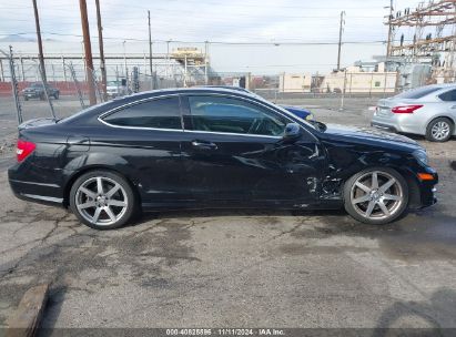 Lot #3056063074 2013 MERCEDES-BENZ C 350 SPORT