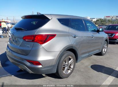 Lot #3050074715 2017 HYUNDAI SANTA FE SPORT 2.4L