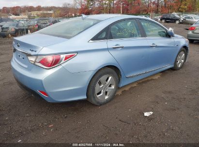 Lot #3037544586 2012 HYUNDAI SONATA HYBRID