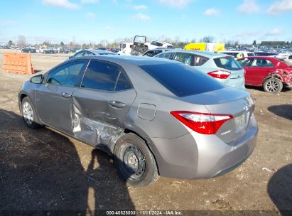 Lot #3035083807 2016 TOYOTA COROLLA LE