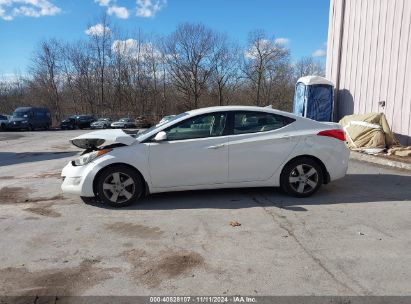 Lot #3047411814 2012 HYUNDAI ELANTRA GLS