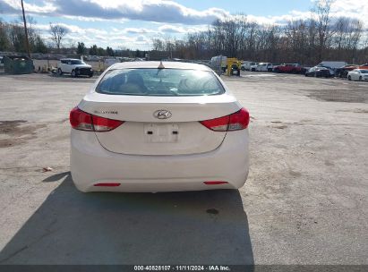 Lot #3047411814 2012 HYUNDAI ELANTRA GLS