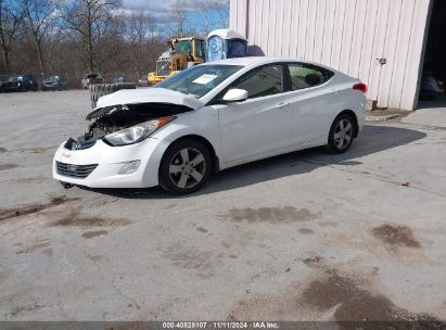 Lot #3047411814 2012 HYUNDAI ELANTRA GLS