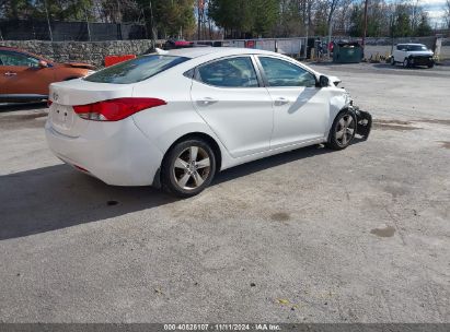 Lot #3047411814 2012 HYUNDAI ELANTRA GLS