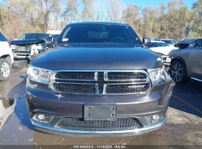 Lot #3035083551 2016 DODGE DURANGO SXT