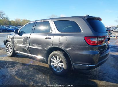 Lot #3035083551 2016 DODGE DURANGO SXT