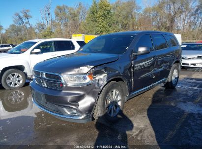 Lot #3035083551 2016 DODGE DURANGO SXT