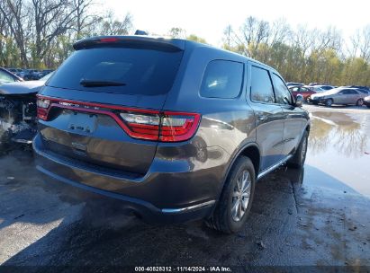 Lot #3035083551 2016 DODGE DURANGO SXT