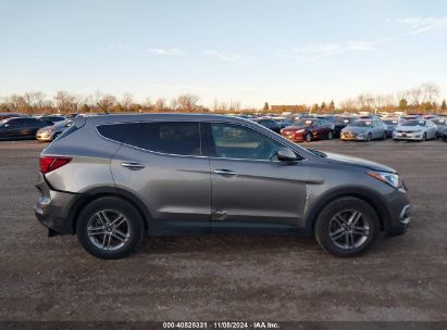 Lot #3056472208 2018 HYUNDAI SANTA FE SPORT 2.4L