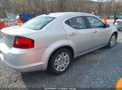 Lot #2992835083 2012 DODGE AVENGER SE