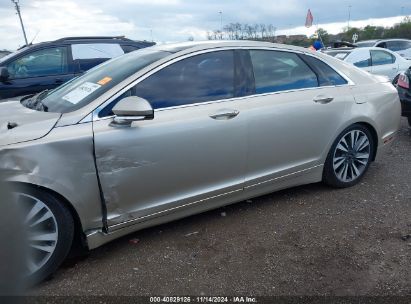 Lot #3035083527 2017 LINCOLN MKZ RESERVE