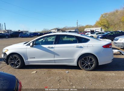 Lot #3037544396 2018 FORD FUSION HYBRID SE