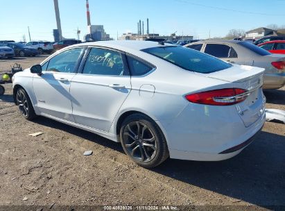 Lot #3037544396 2018 FORD FUSION HYBRID SE