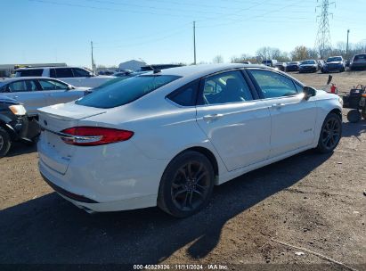 Lot #3037544396 2018 FORD FUSION HYBRID SE