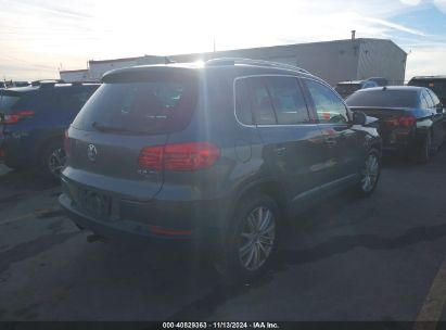 Lot #3035089322 2013 VOLKSWAGEN TIGUAN SE